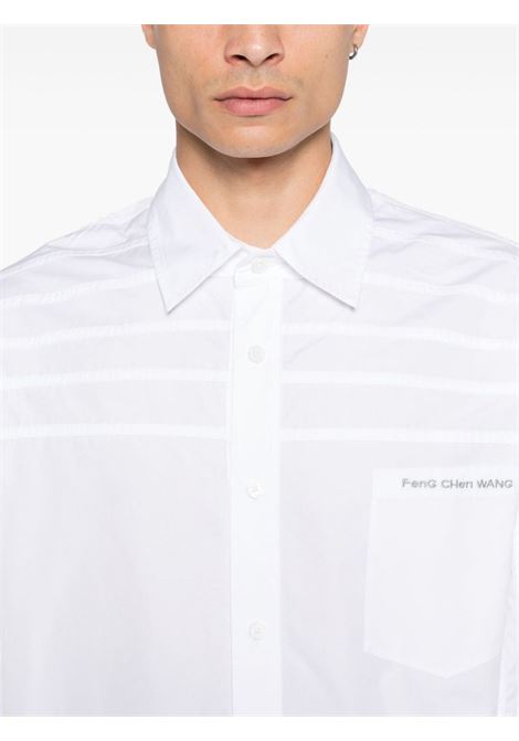 Camicia con cuciture in bianco Feng chen wang - uomo FENG CHEN WANG | FUF18SR04WHT